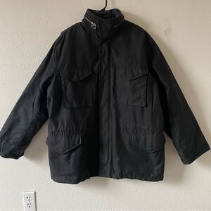 BANANA REPUBLIC Men’s Polyurethane Coated Field Jacket with Cotton Lining